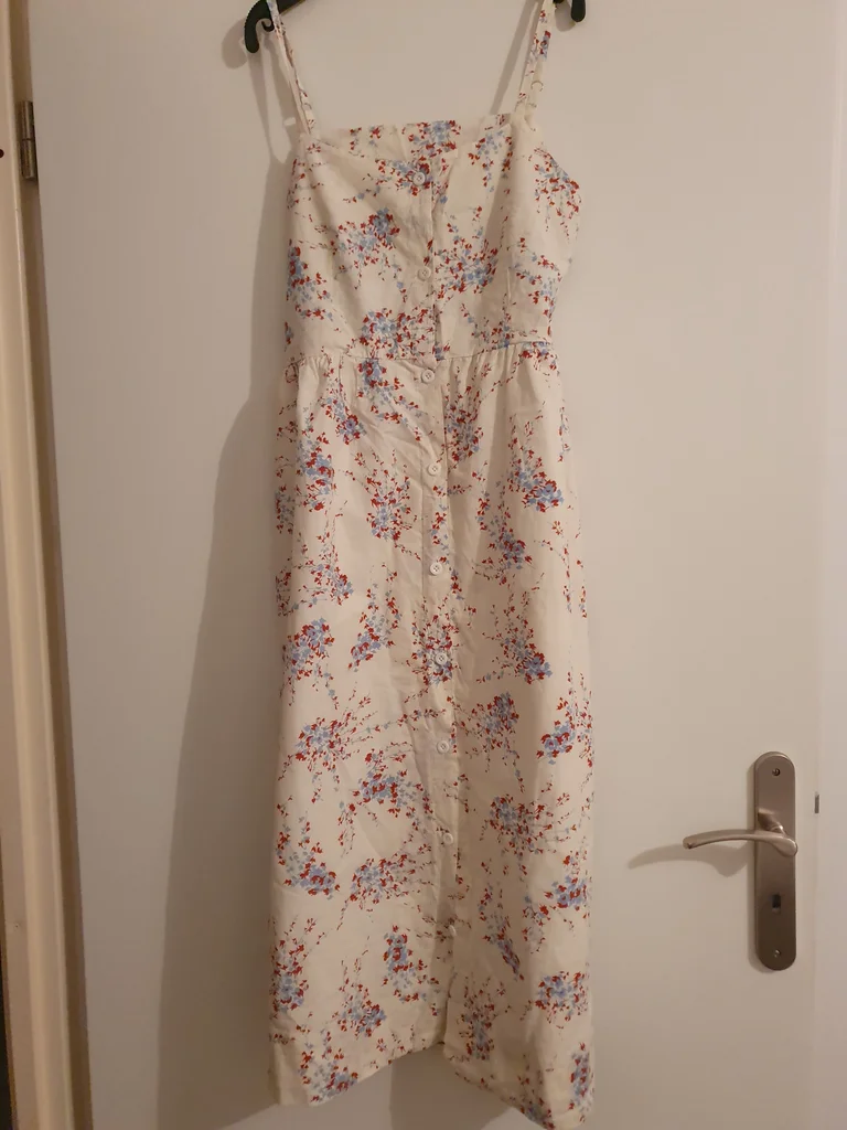 Robe longue fleurie